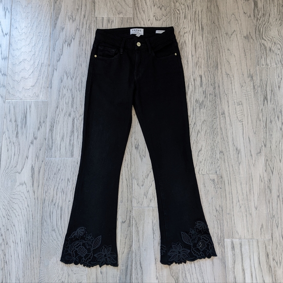 Frame Denim Le Crop Mini Boot Jeans - Picture 2 of 8